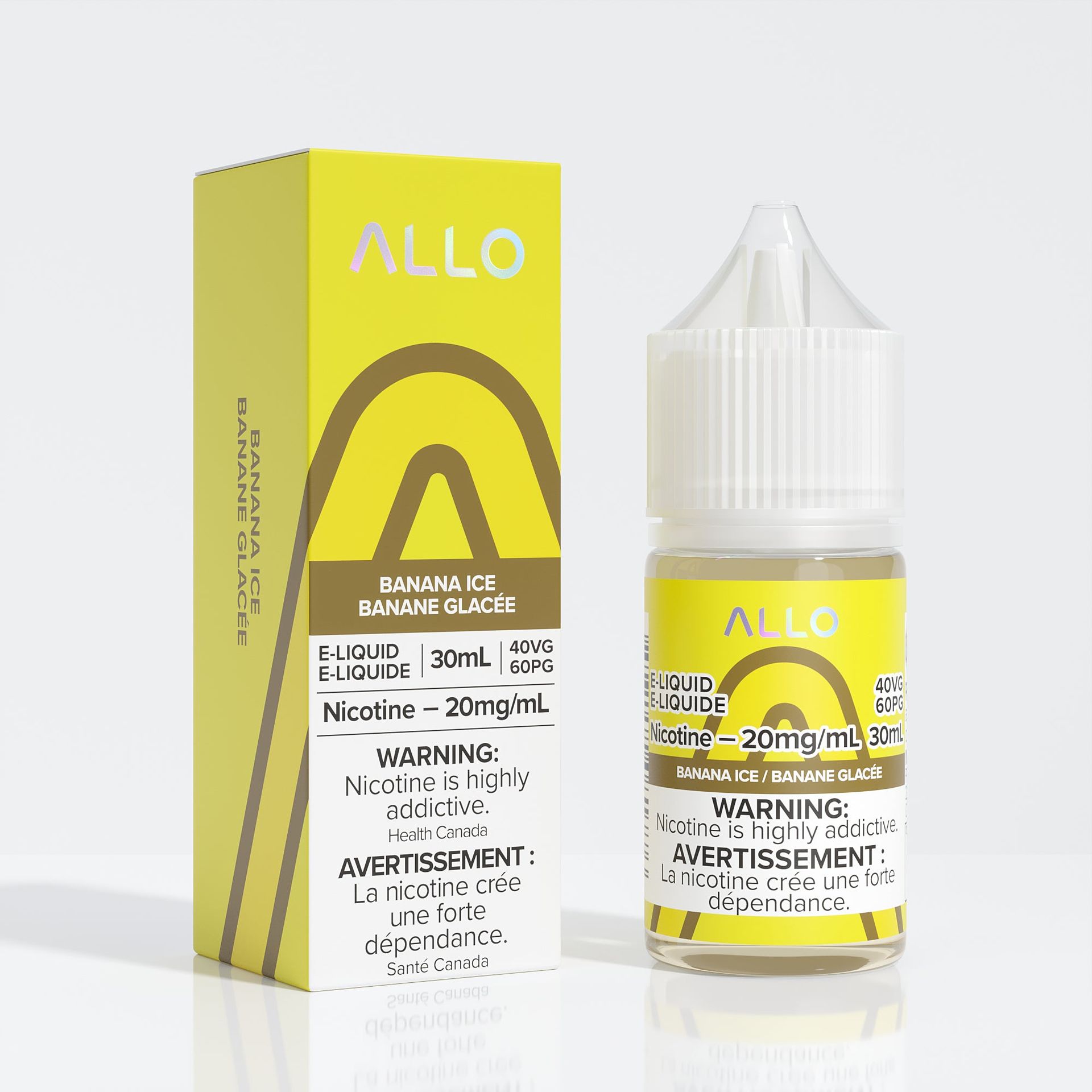 Allo E-Liquid - Banana Ice 20mg/30mL