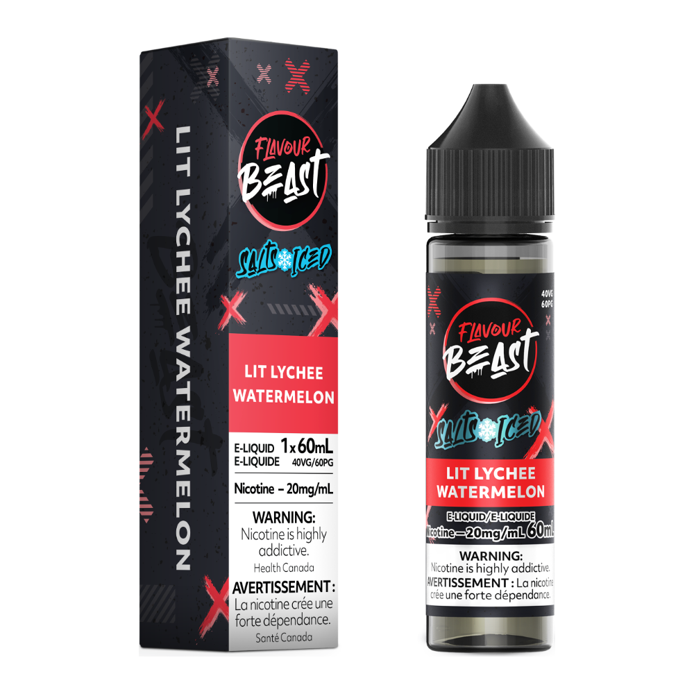 Flavour Beast E-Liquid - Lit Lychee Watermelon 20mg/60mL