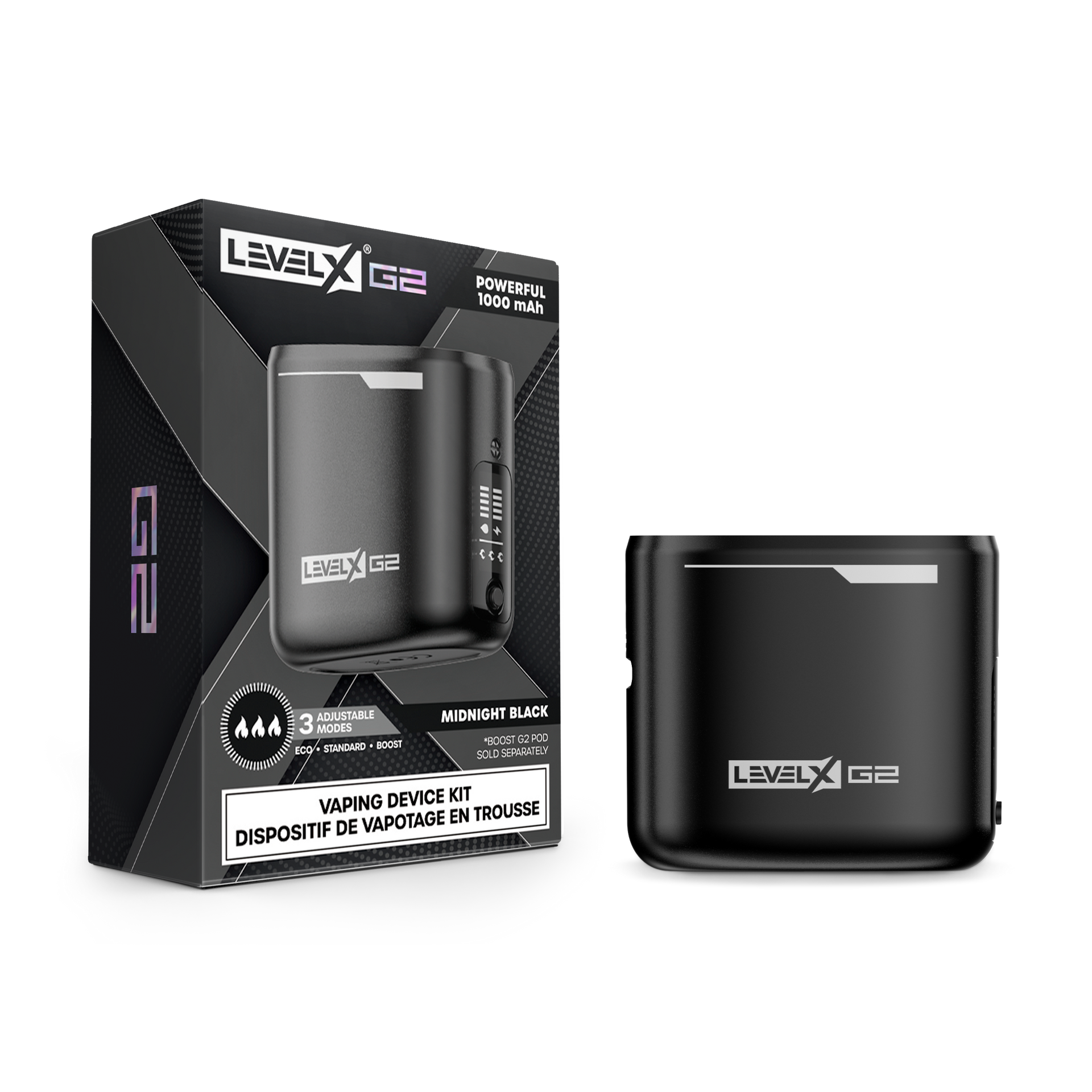 Level X Boost G2 Base 1000 Device Kit - Midnight Black