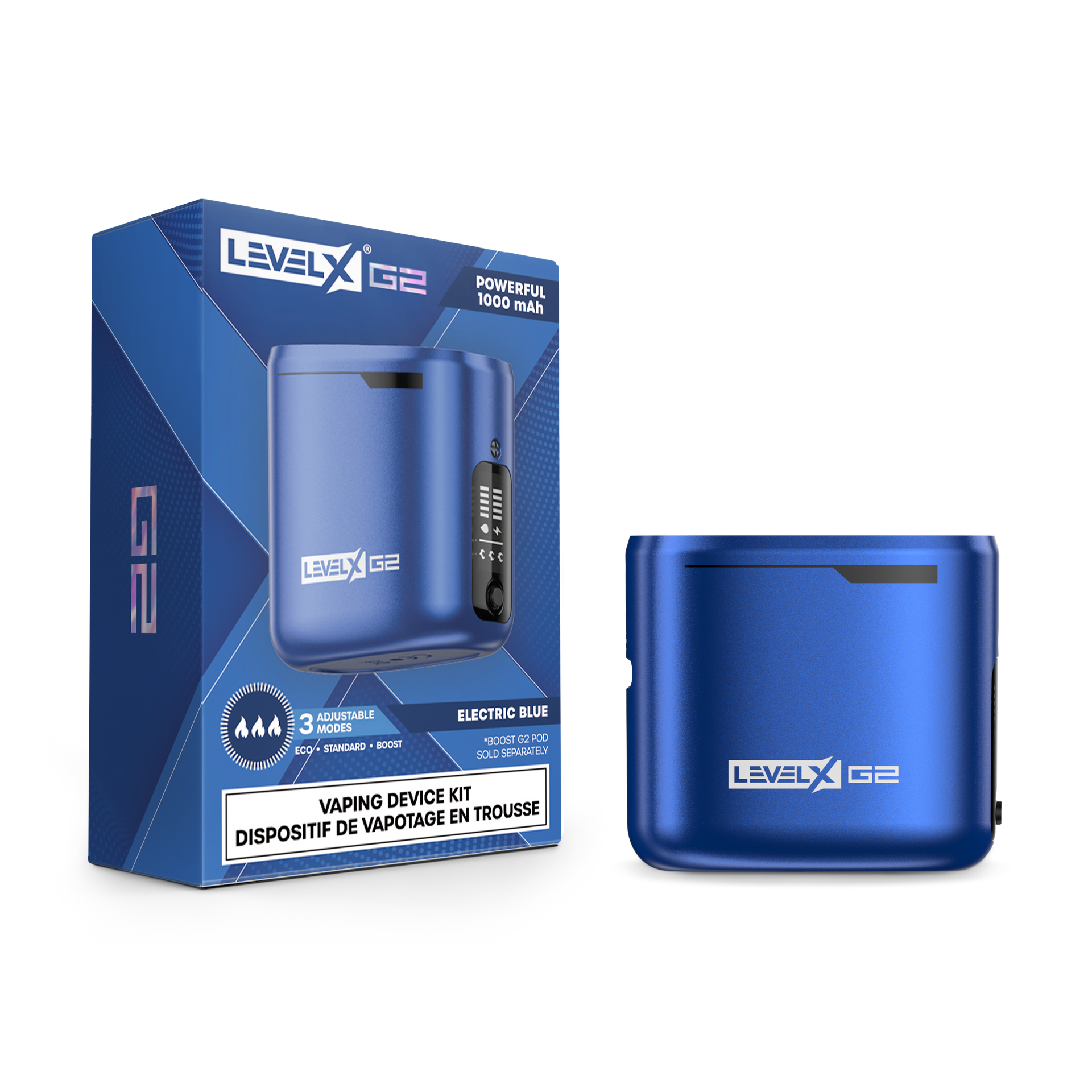 Level X Boost G2 Base 1000 Device Kit - Electric Blue
