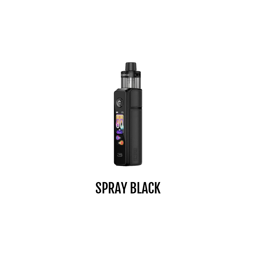 Voopoo Drag X3 Pod Kit - Spray Black