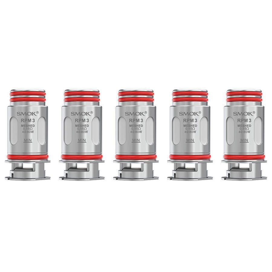Smok RPM3 Replacement Coils (5 Pack) - Meshed 0.23ohm