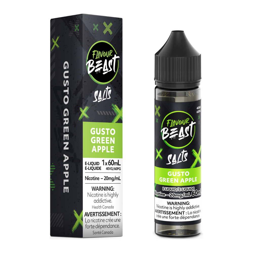 Flavour Beast E-Liquid - Gusto Green Apple 20mg/60mL