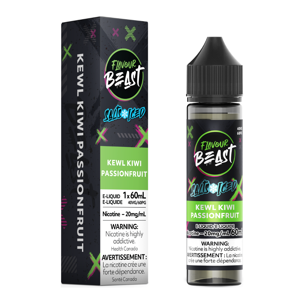 Flavour Beast E-Liquid - Kewl Kiwi Passionfruit 20mg/60mL