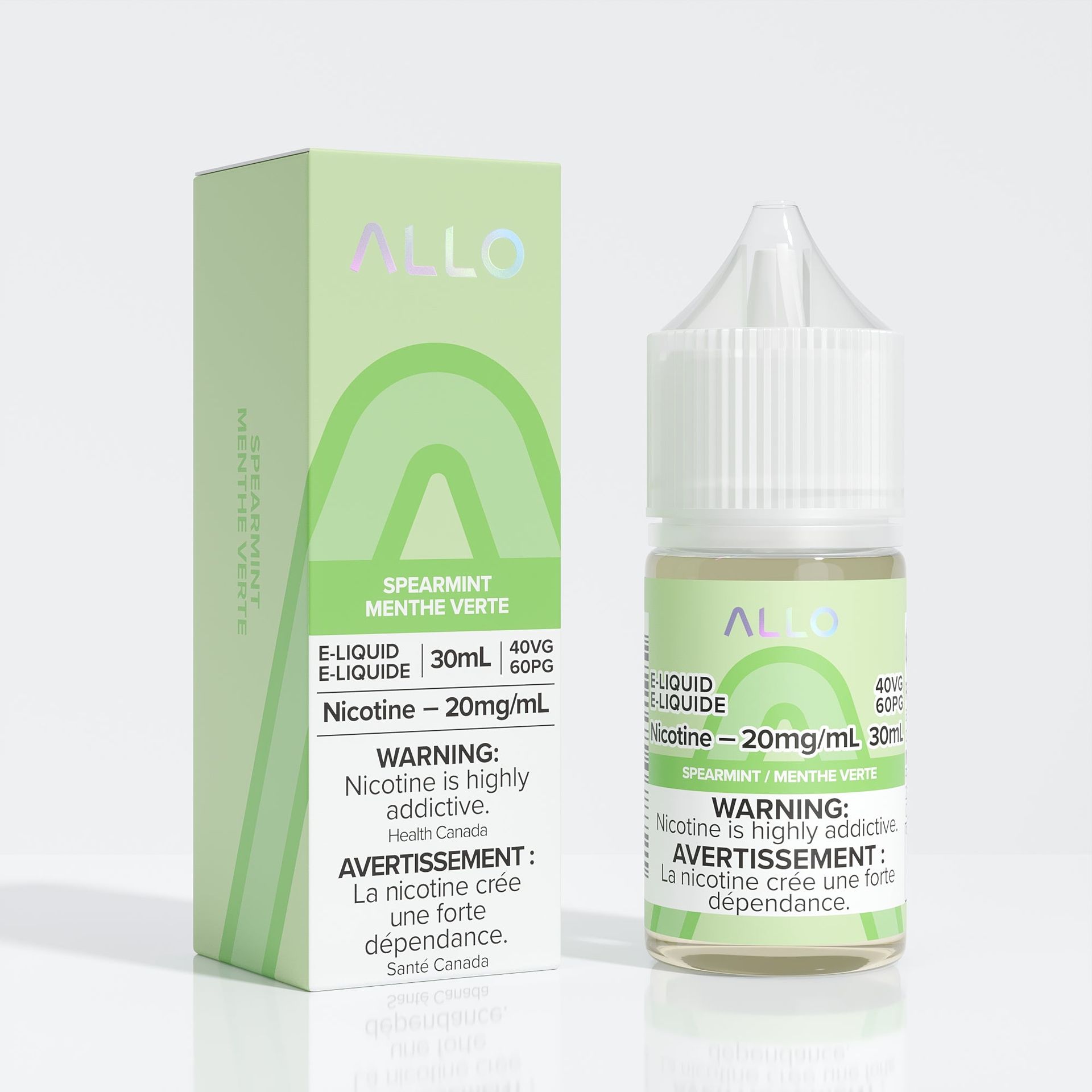 Allo E-Liquid - Spearmint 20mg/30mL