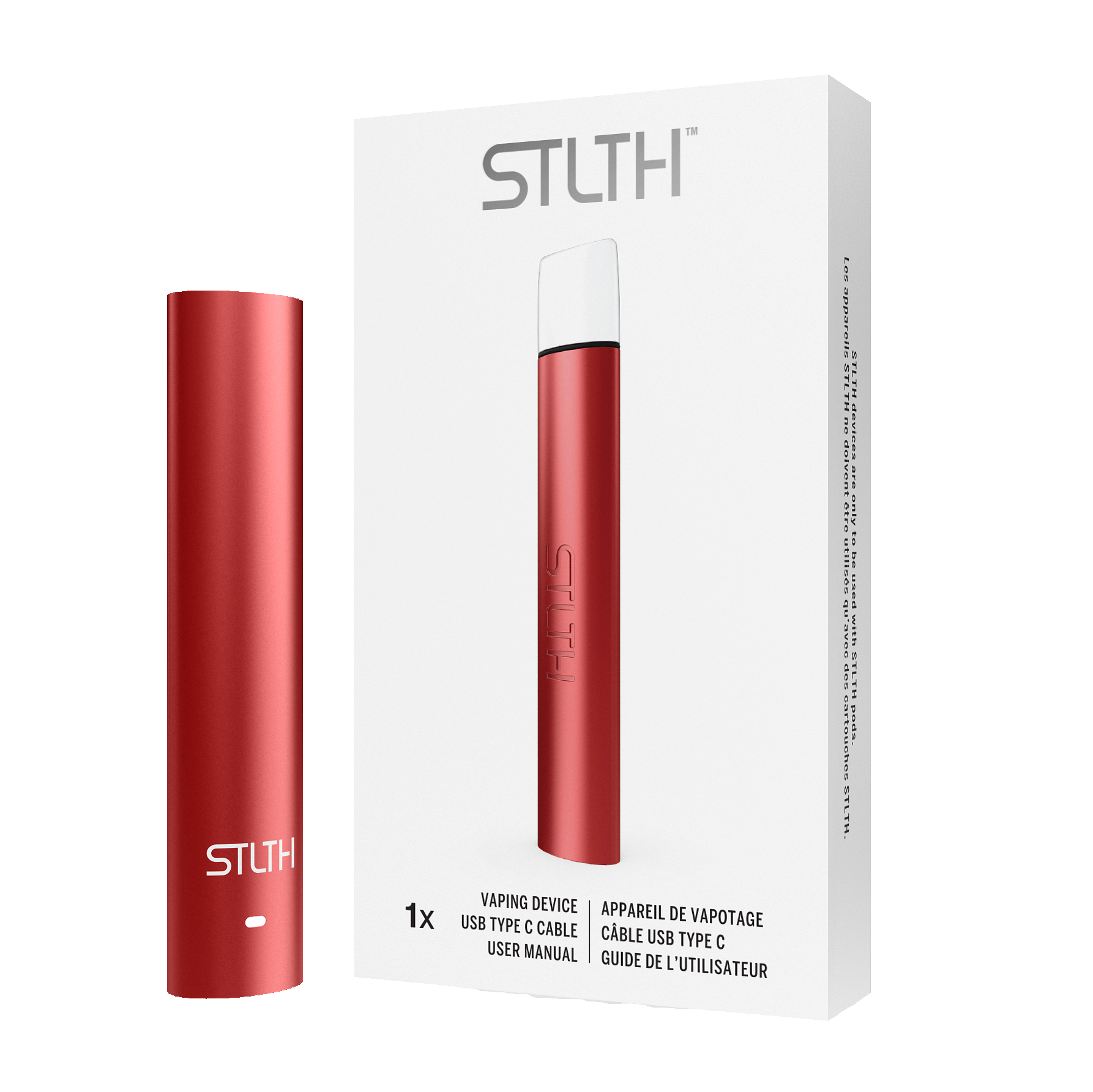 STLTH Type-C Device - Red Metal