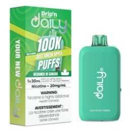 Dripn Daily 30mL Disposable - Just Green Apple 20mg