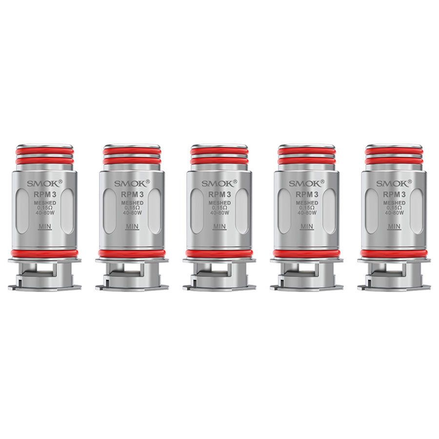 Smok RPM3 Replacement Coils (5 Pack) - Meshed 0.15ohm