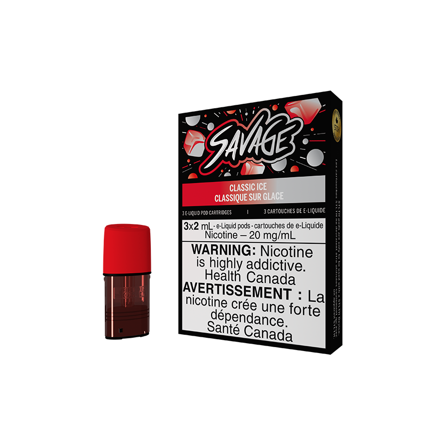 STLTH Pod Pack Savage Classic Ice (3 Pack)