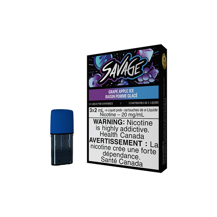STLTH Pod Pack Savage Grape Apple Ice (3 Pack)