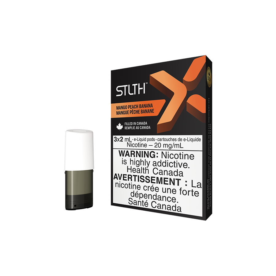 STLTH X Pod Pack Mango Peach Banana (3 Pack)