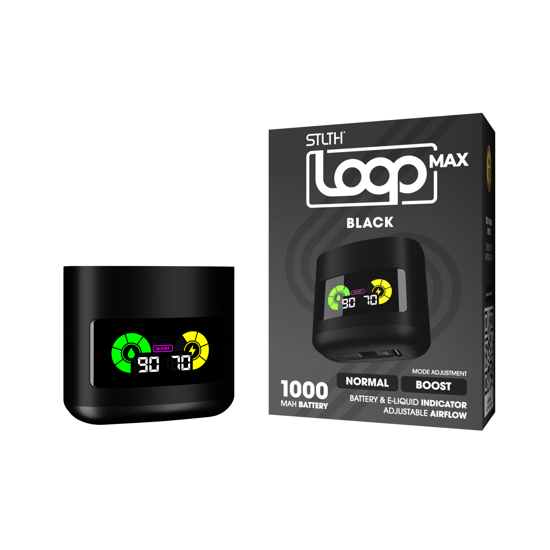 STLTH Loop Max Closed Pod Device - Black