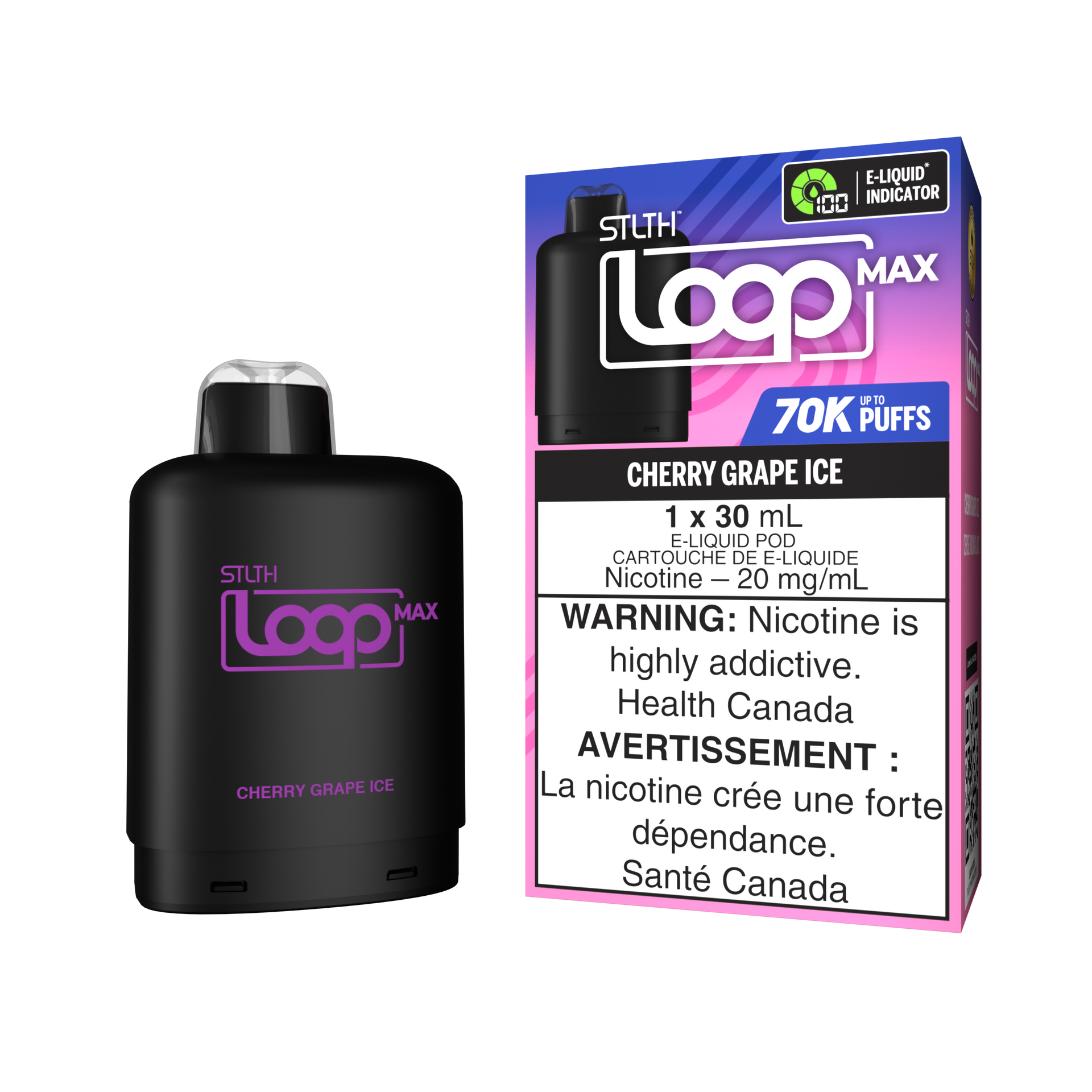 STLTH Loop Max Pod Pack - Cherry Grape Ice