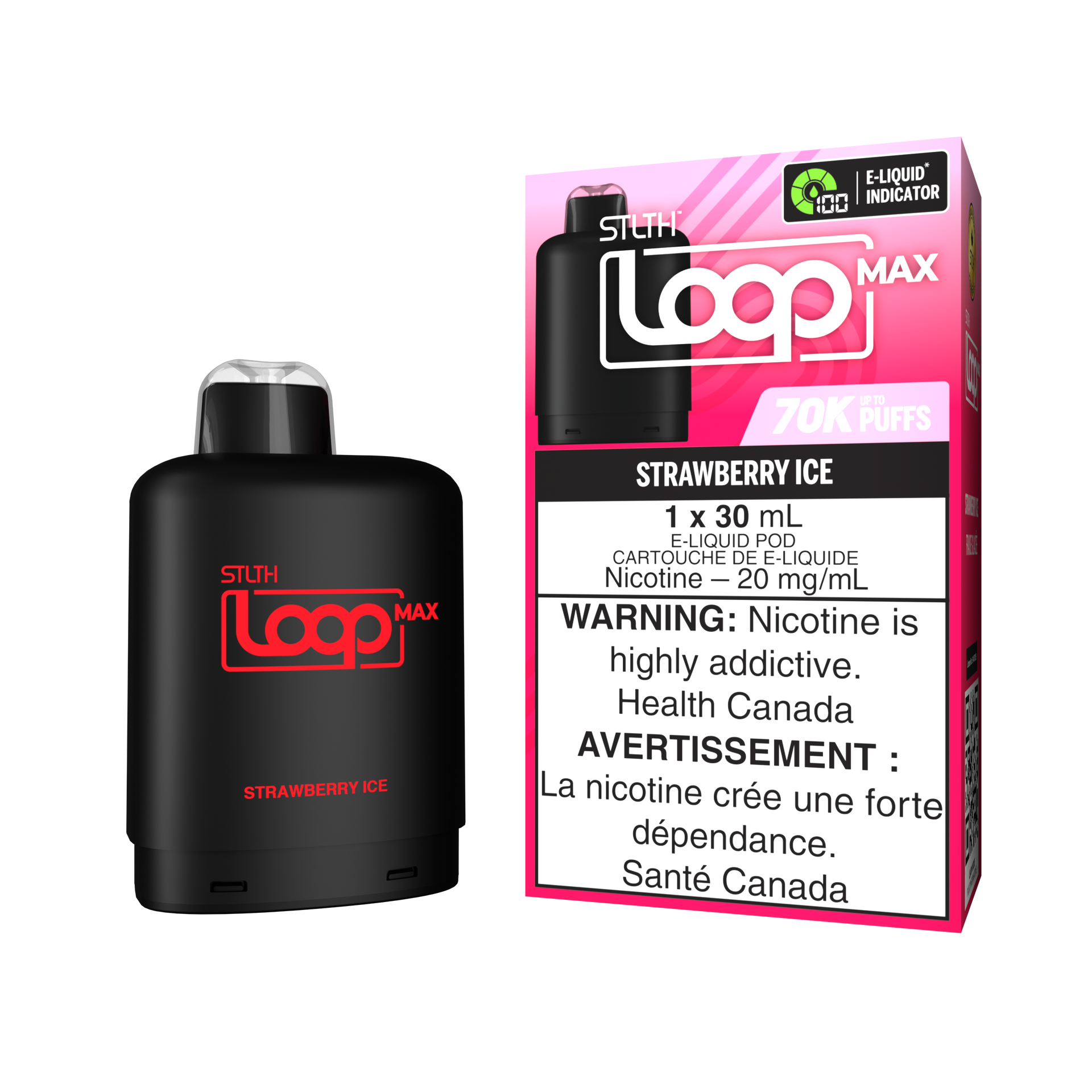 STLTH Loop Max Pod Pack - Strawberry Ice