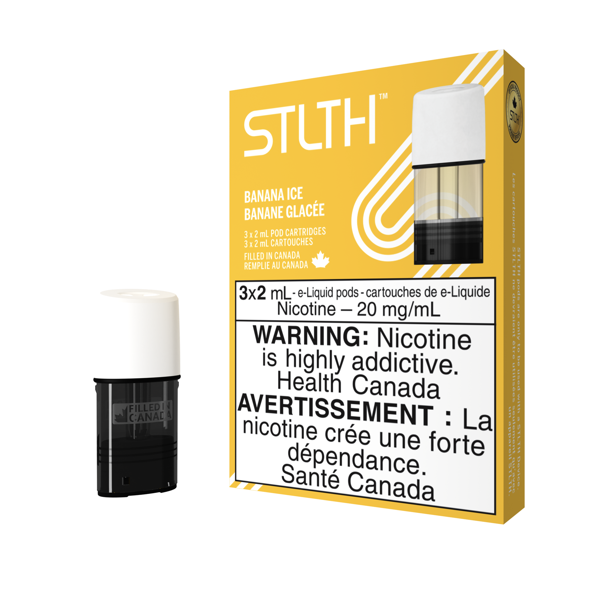 STLTH Pod Pack Banana Ice (3 Pack)