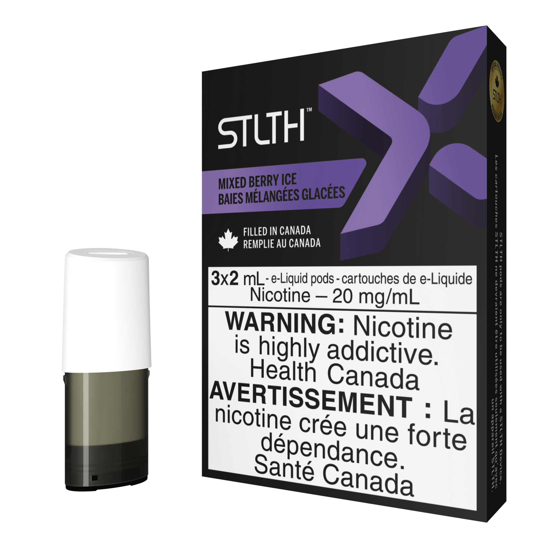 STLTH X Pod Pack Mixed Berry Ice (3 Pack)
