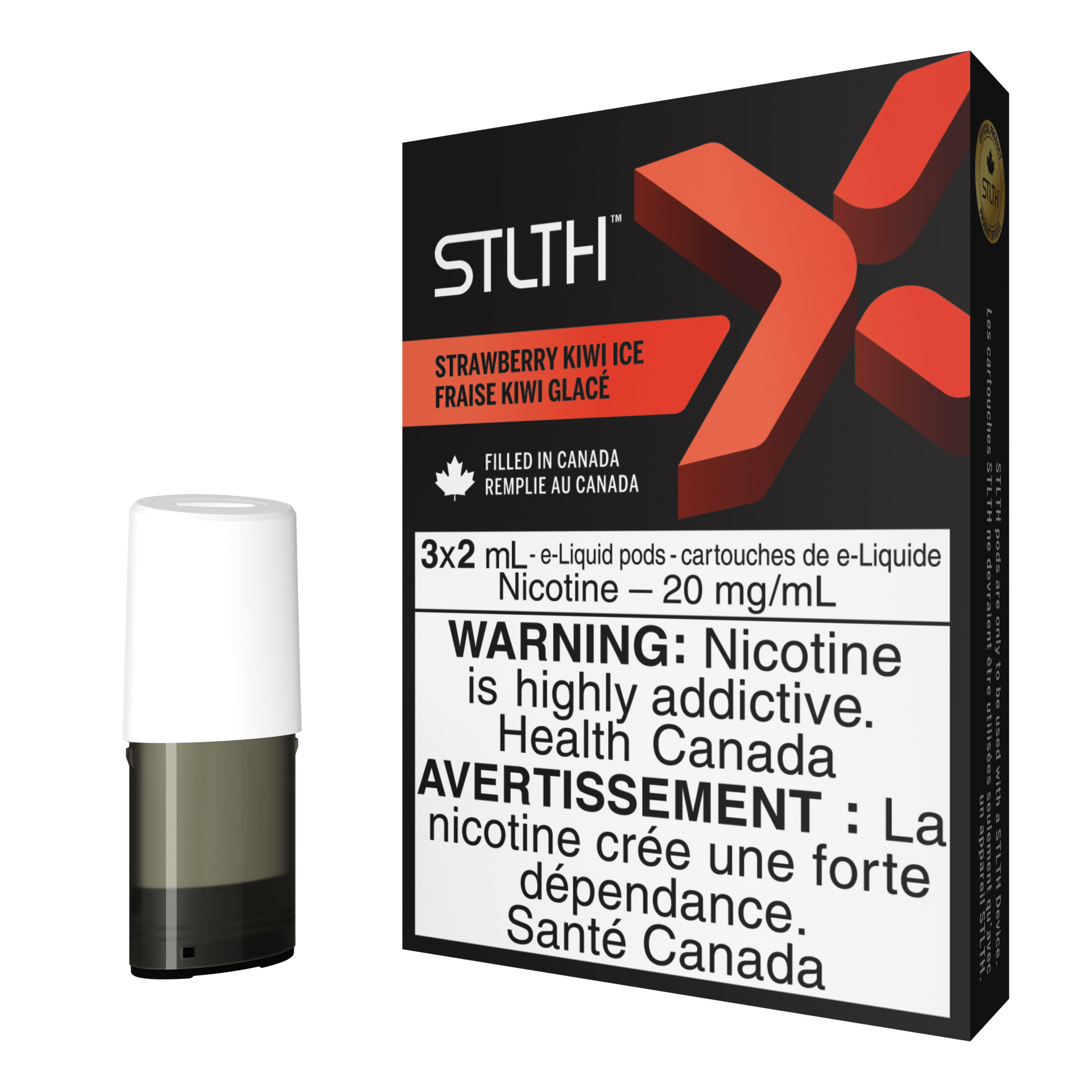 STLTH X Pod Pack Strawberry Kiwi Ice (3 Pack)