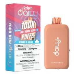 Dripn Daily 30mL Disposable - Just Peach Berry 20mg