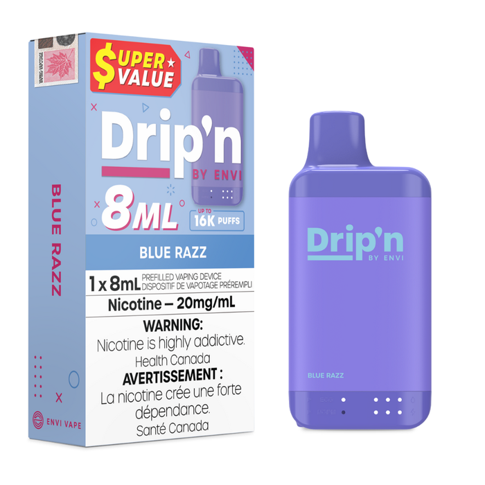 Dripn by Envi 8mL Disposable - Blue Razz 20mg