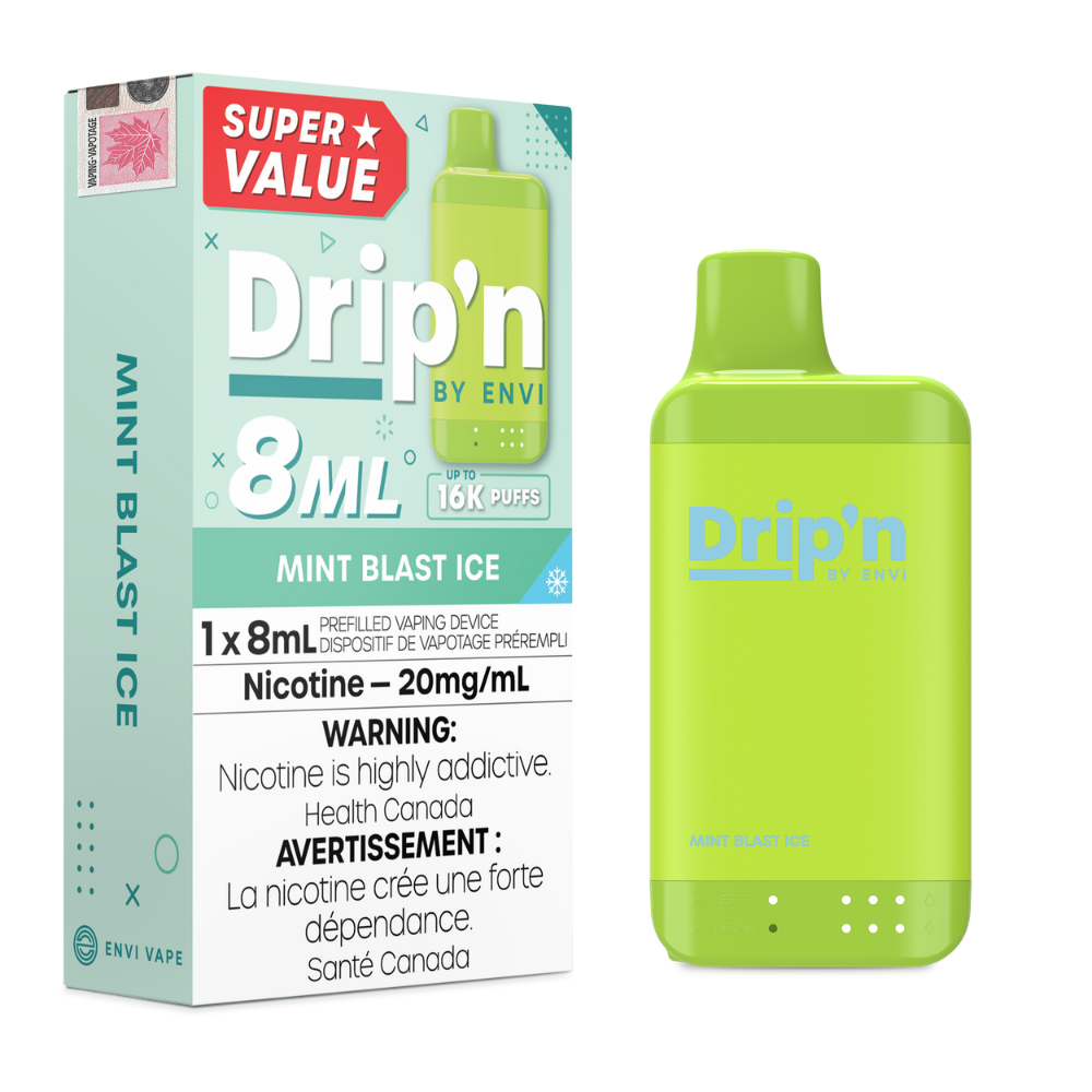 Dripn by Envi 8mL Disposable - Mint Blast Ice 20mg