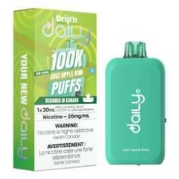Dripn Daily 30mL Disposable - Just Apple Kiwi 20mg
