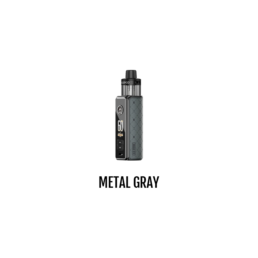 Voopoo Drag S3 Pod Kit - Metal Gray