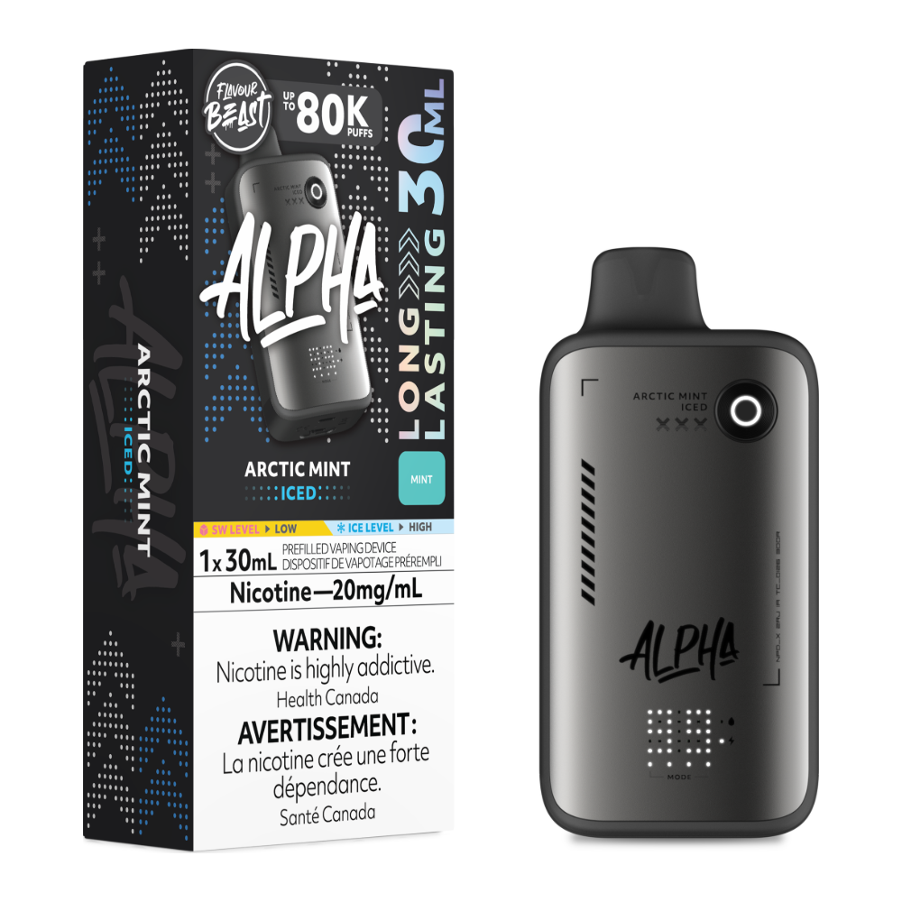 Flavour Beast Alpha Disposable - Arctic Mint Iced 20mg