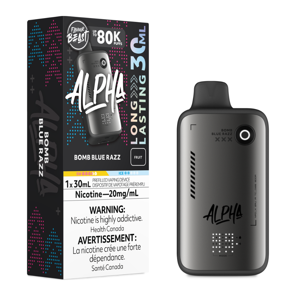 Flavour Beast Alpha Disposable - Bomb Blue Razz 20mg