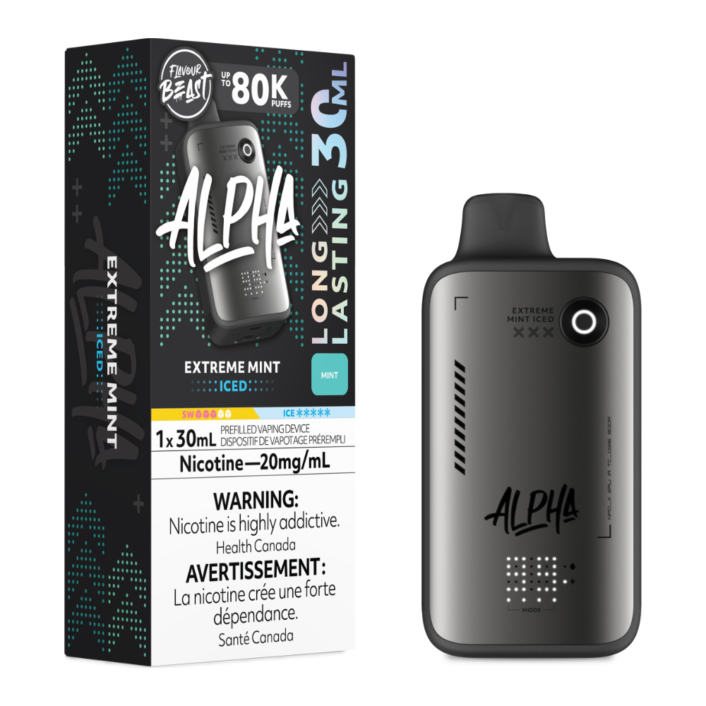 Flavour Beast Alpha Disposable - Extreme Mint Iced 20mg