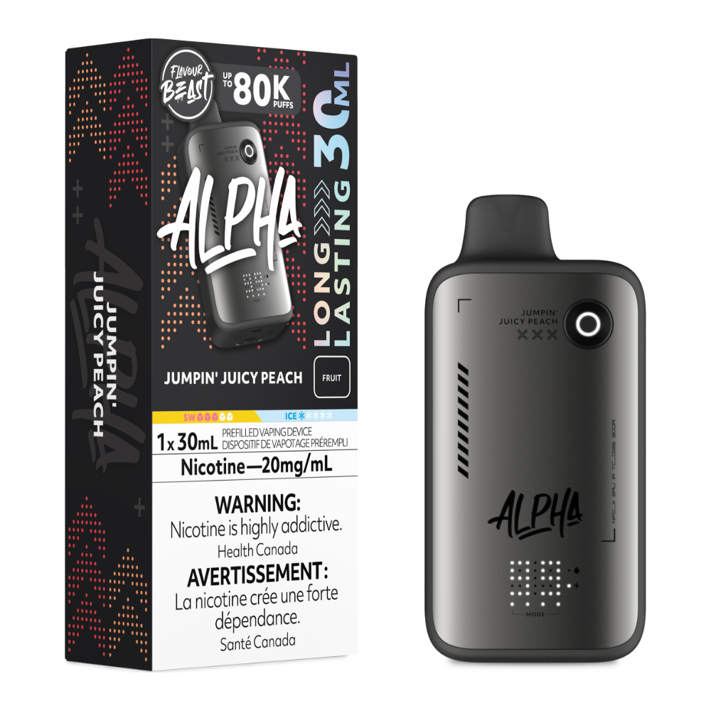 Flavour Beast Alpha Disposable - Jumpin Juicy Peach 20mg