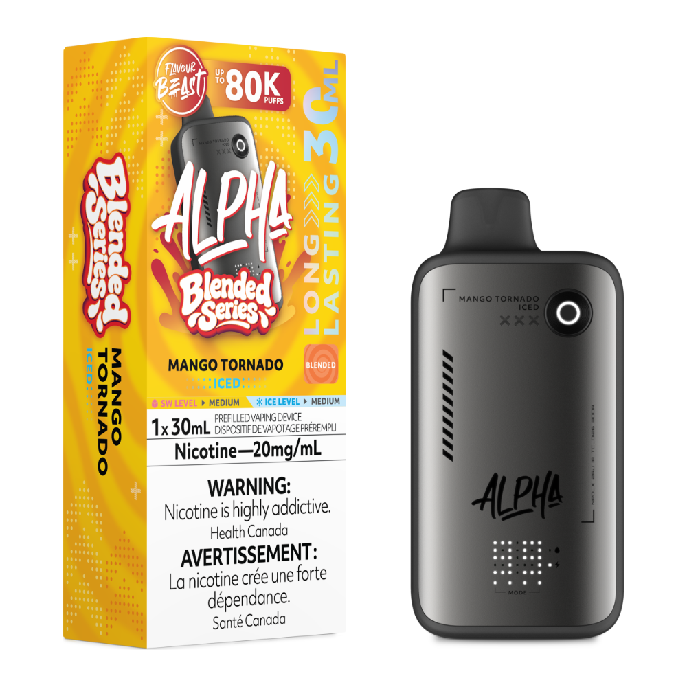 Flavour Beast Alpha Disposable - Mango Tornado Iced 20mg