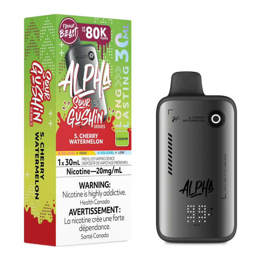 Flavour Beast Alpha Disposable - S. Cherry Watermelon 20mg