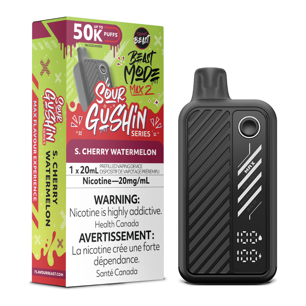 Flavour Beast Beast Mode Max 2 Disposable - S.G. S. Cherry Watermelon 20mg