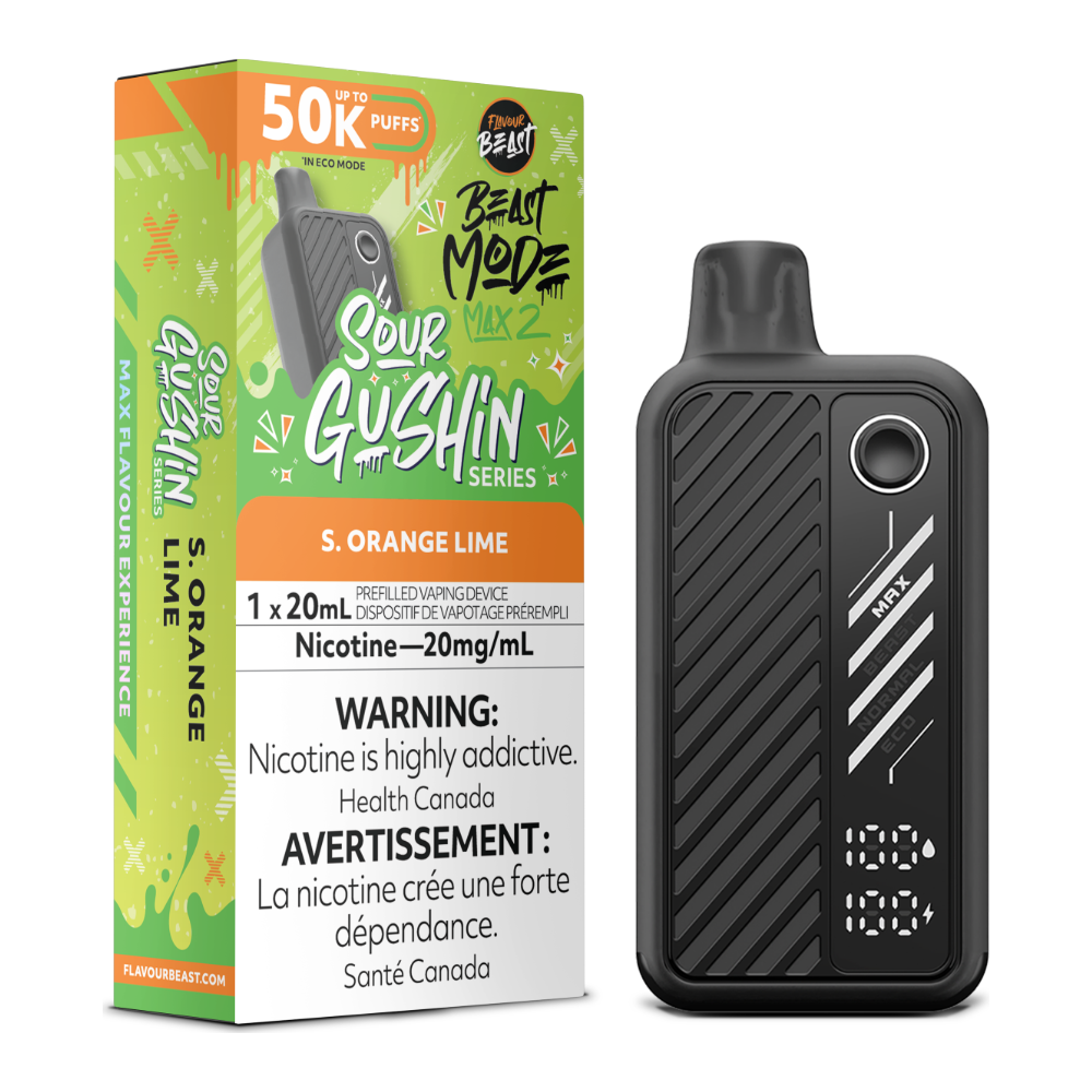Flavour Beast Beast Mode Max 2 Disposable - S.G. S. Orange Lime 20mg
