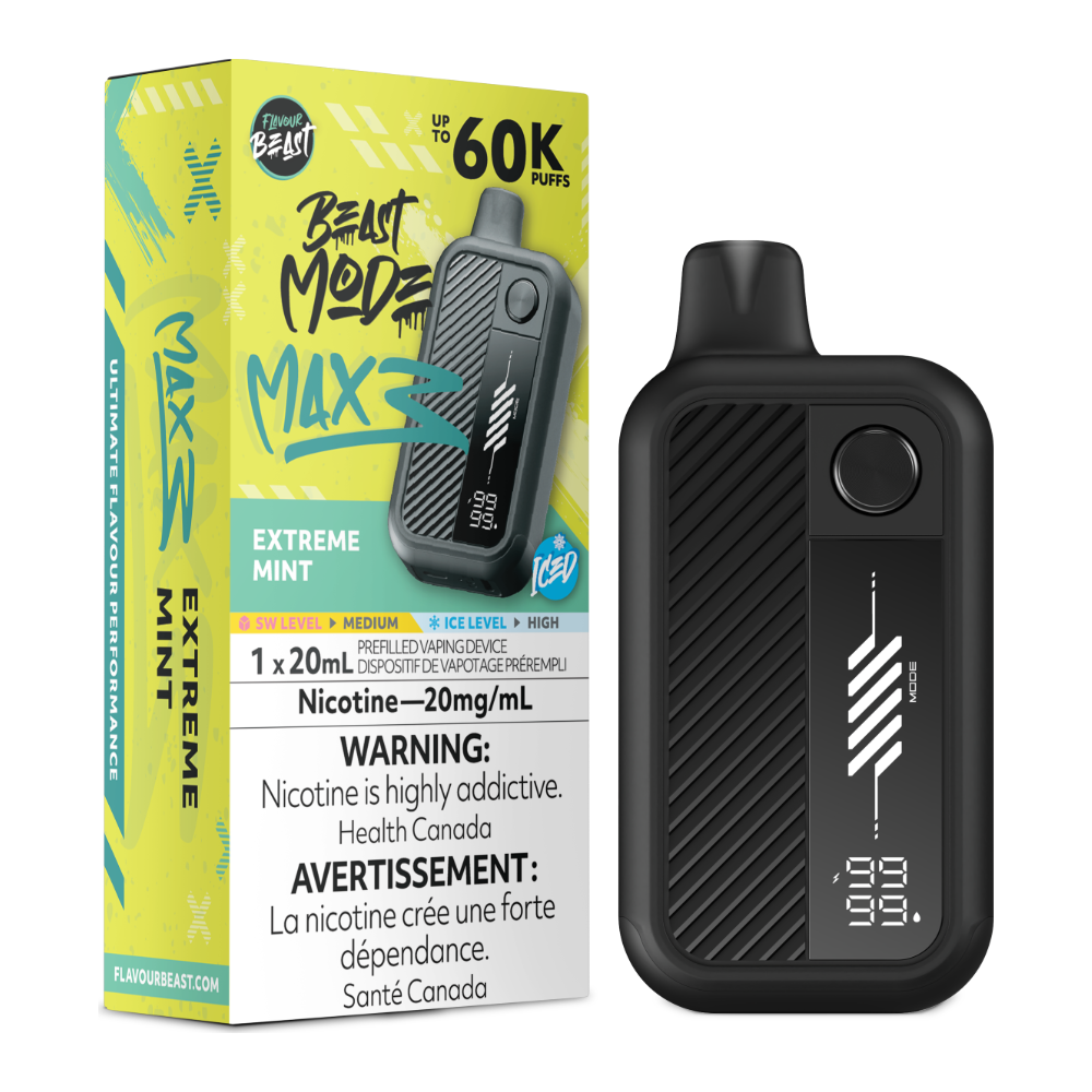 Flavour Beast Beast Mode Max 3 Disposable - Extreme Mint Iced 20mg