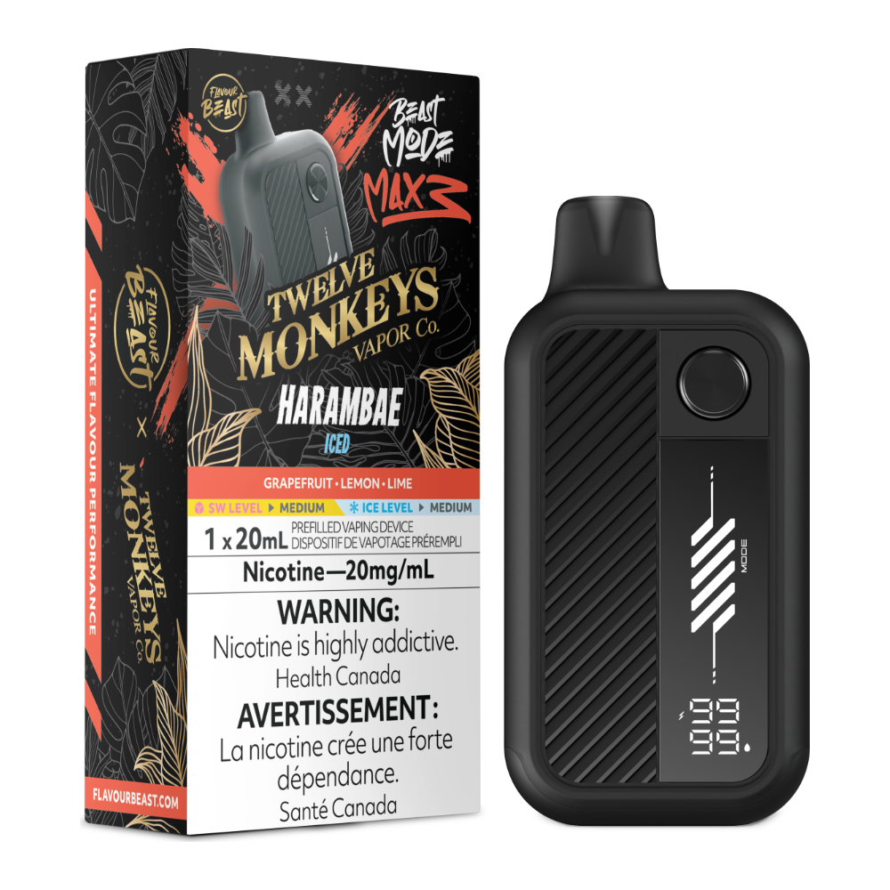 Flavour Beast Beast Mode Max 3 Disposable - Harambae Iced 20mg