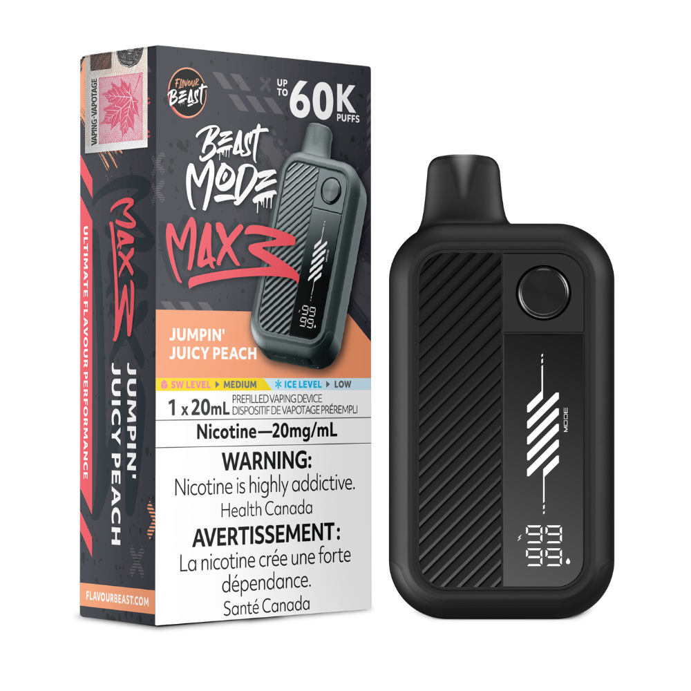 Flavour Beast Beast Mode Max 3 Disposable - Jumpin Juicy Peach 20mg