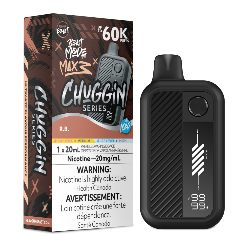 Flavour Beast Beast Mode Max 3 Disposable - R.B. Iced 20mg
