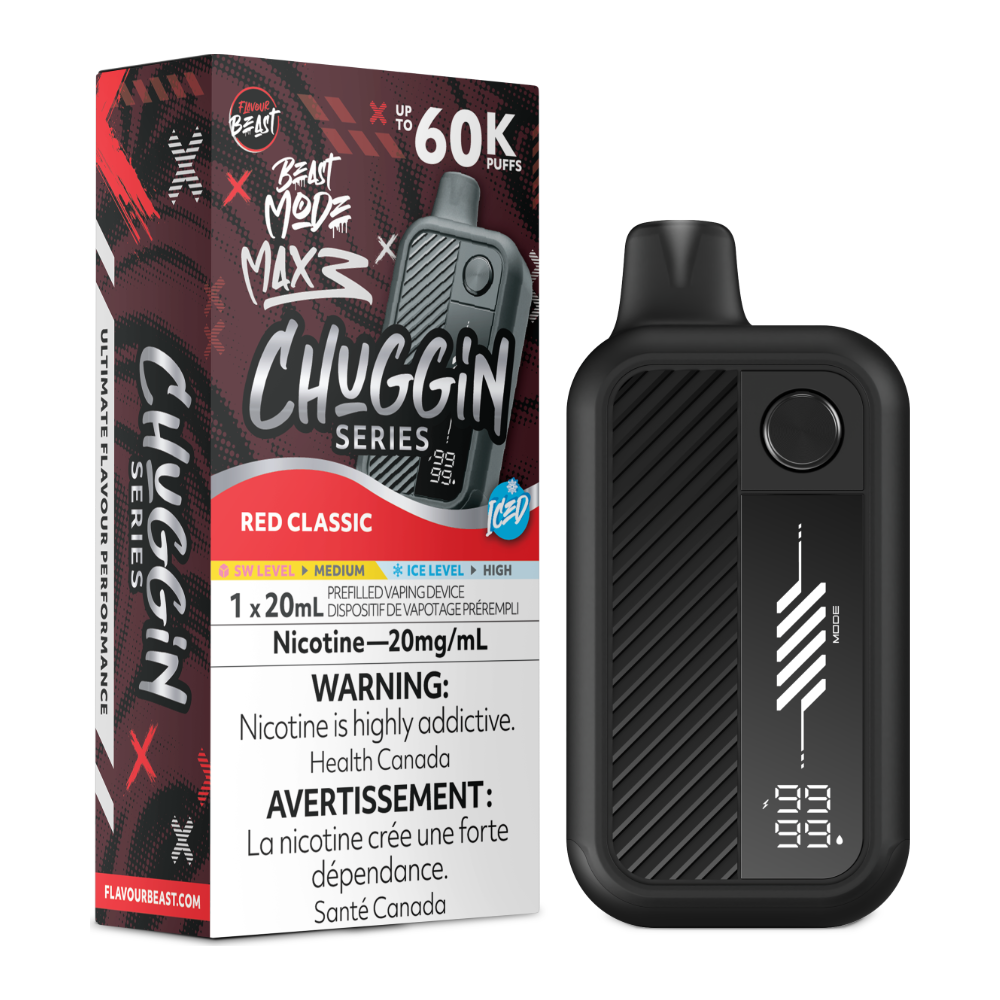 Flavour Beast Beast Mode Max 3 Disposable - Red Classic Iced 20mg
