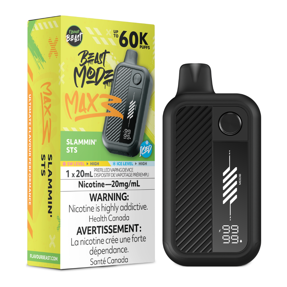Flavour Beast Beast Mode Max 3 Disposable - Slammin STS Iced 20mg