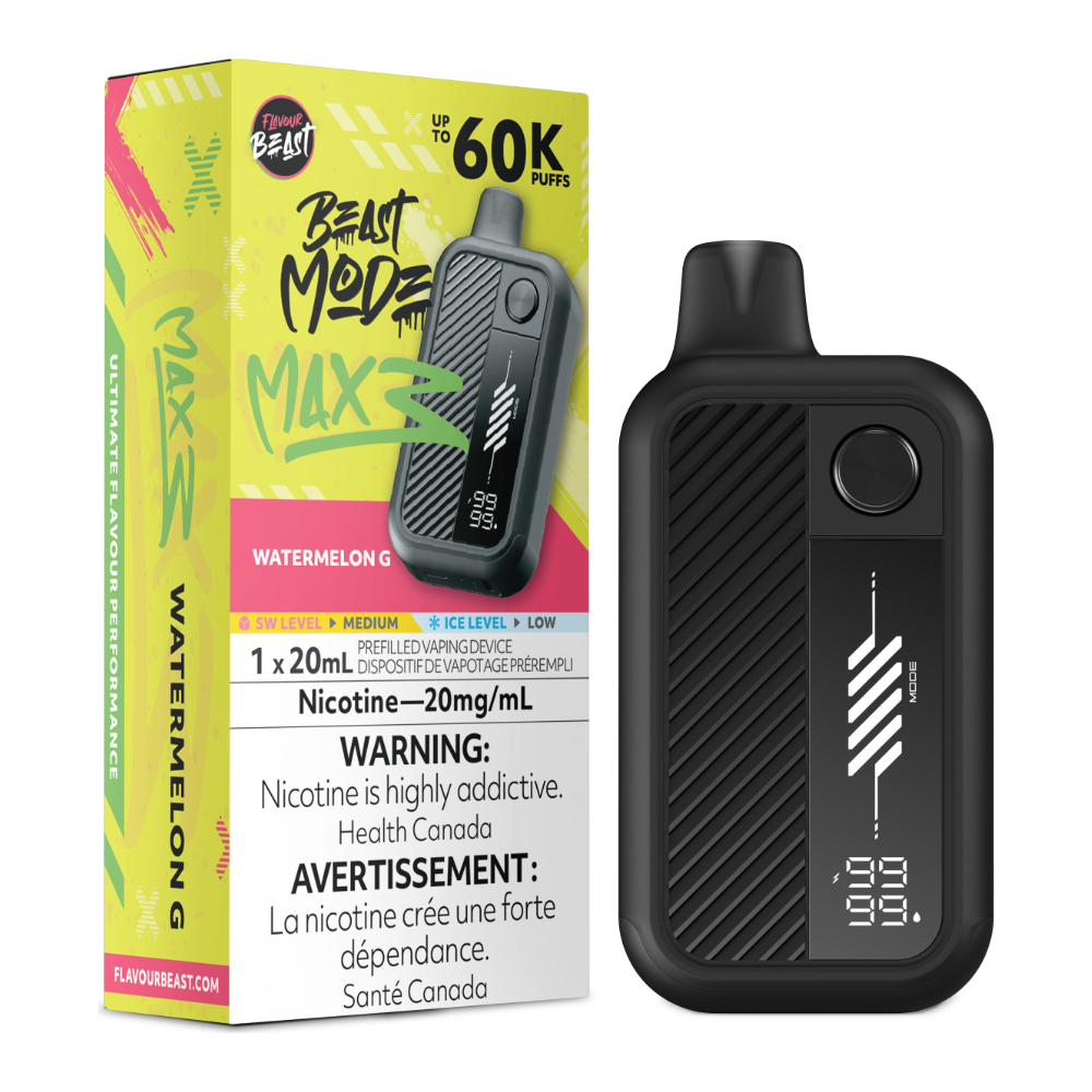 Flavour Beast Beast Mode Max 3 Disposable - Watermelon G 20mg