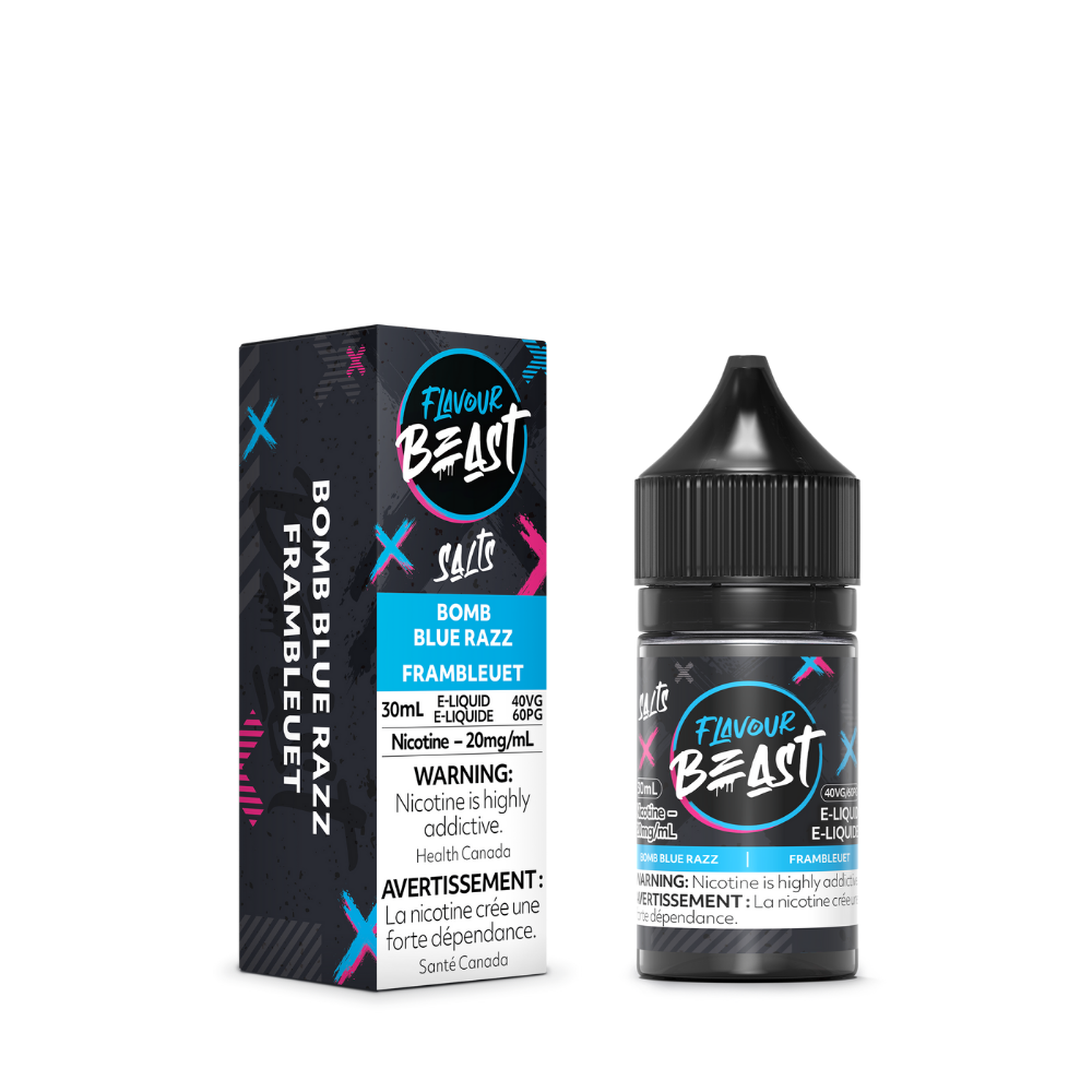 Flavour Beast E-Liquid - Bomb Blue Razz 10mg/30mL