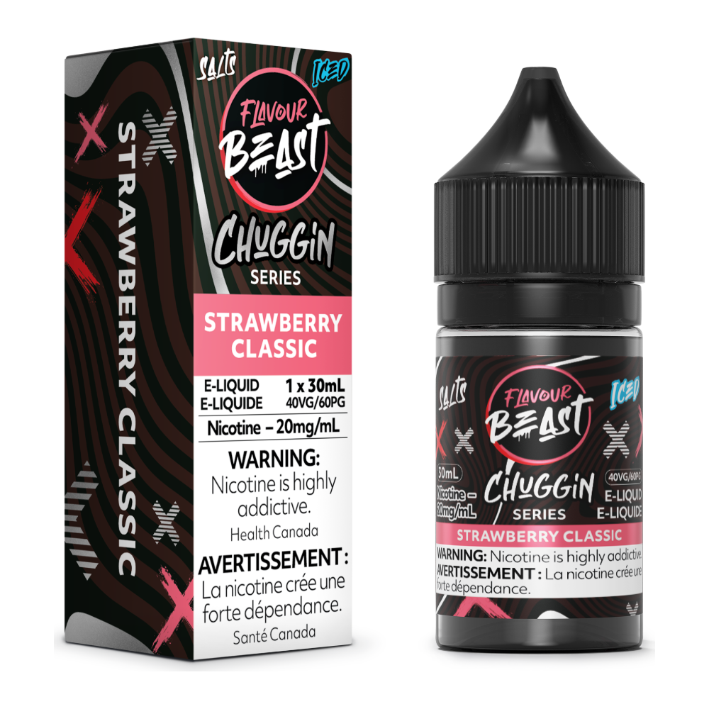 Flavour Beast E-Liquid - C.S. Strawberry Classic Iced 20mg/30mL
