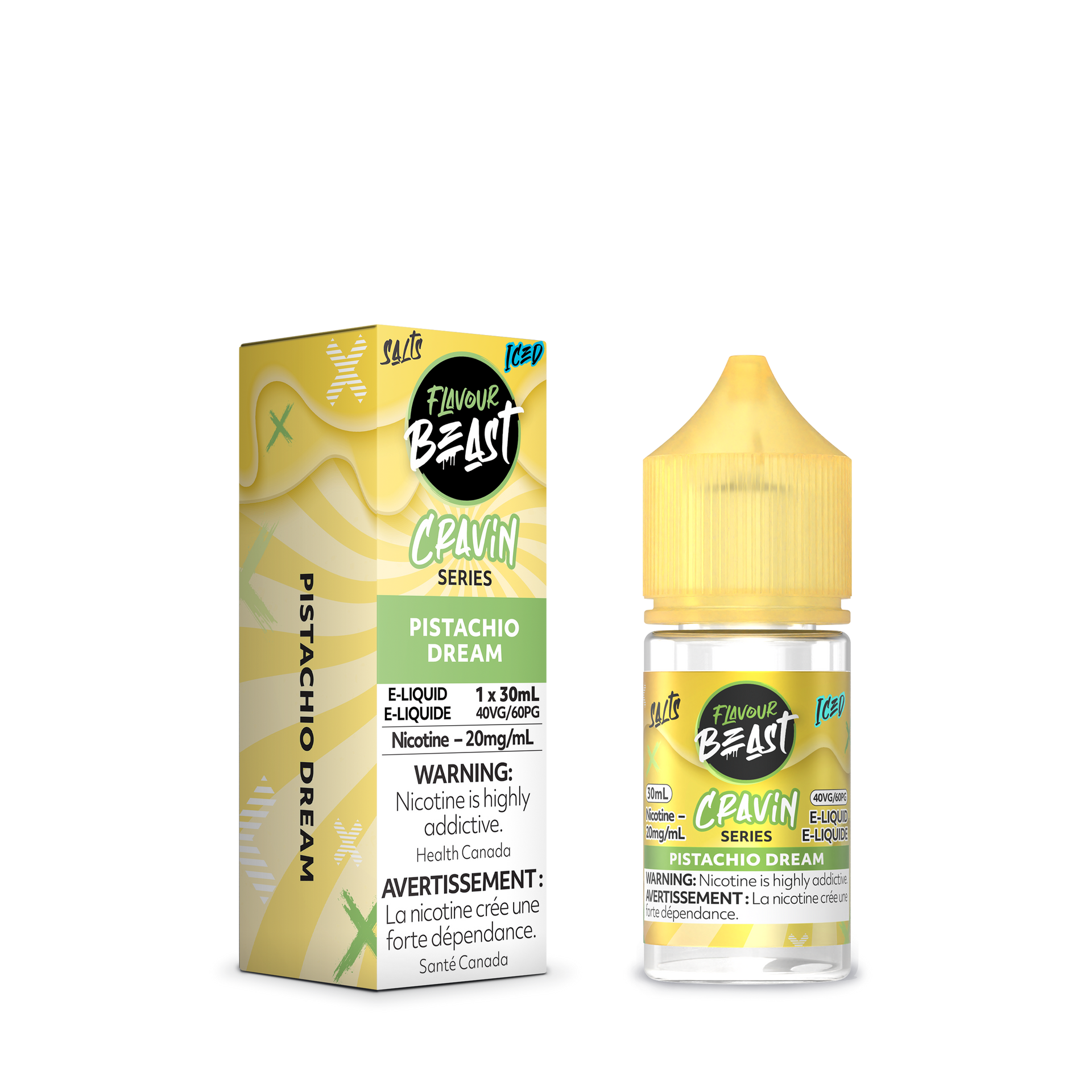 Flavour Beast E-Liquid - Cravin Pistachio Dream Iced 20mg/30mL