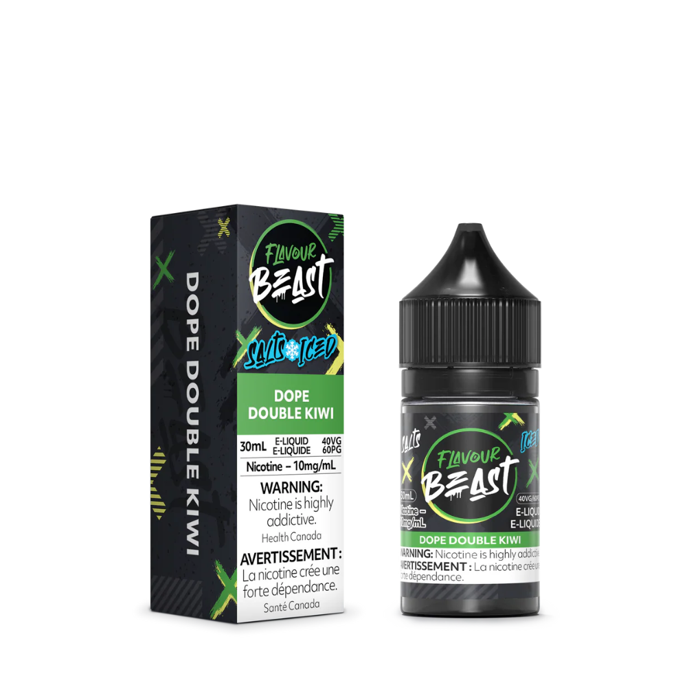 Flavour Beast E-Liquid - Dope Double Kiwi Iced 20mg/30mL
