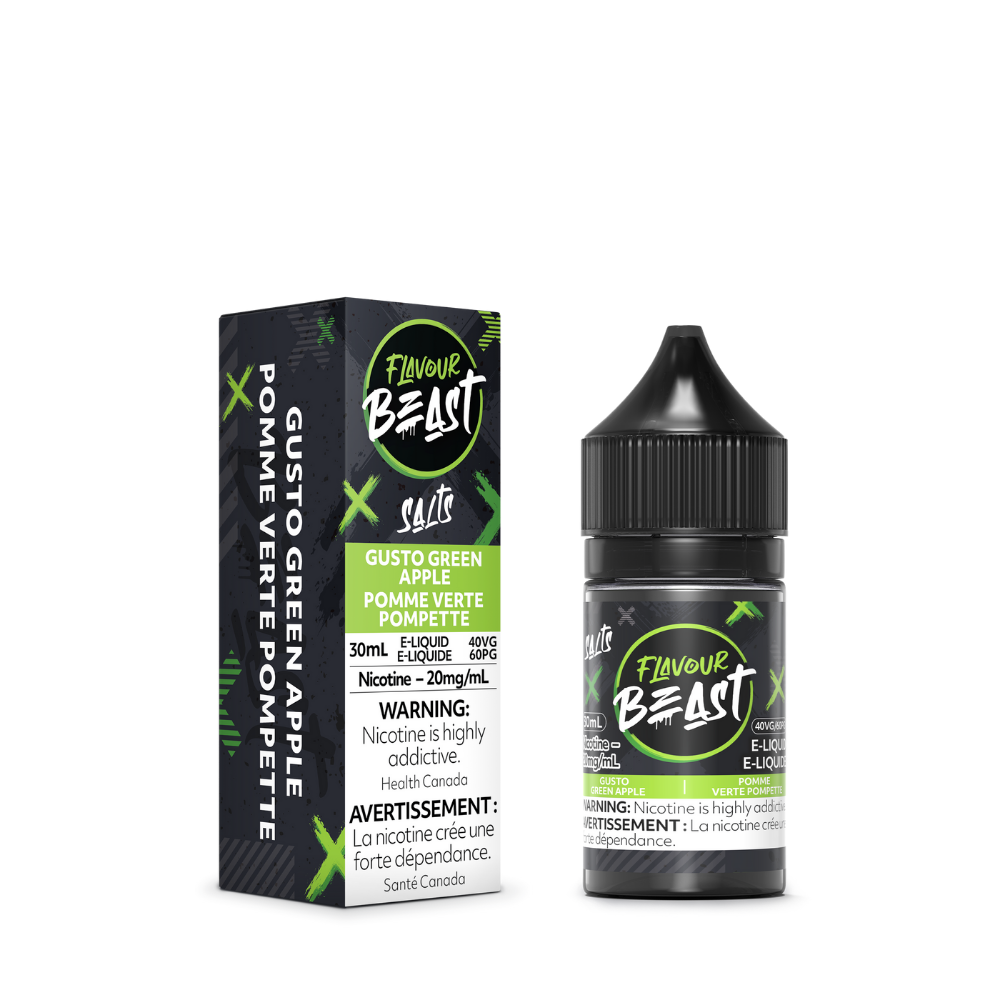 Flavour Beast E-Liquid - Gusto Green Apple 10mg/30mL