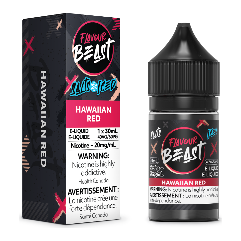 Flavour Beast E-Liquid - Hawaiian Red Iced 20mg/30mL