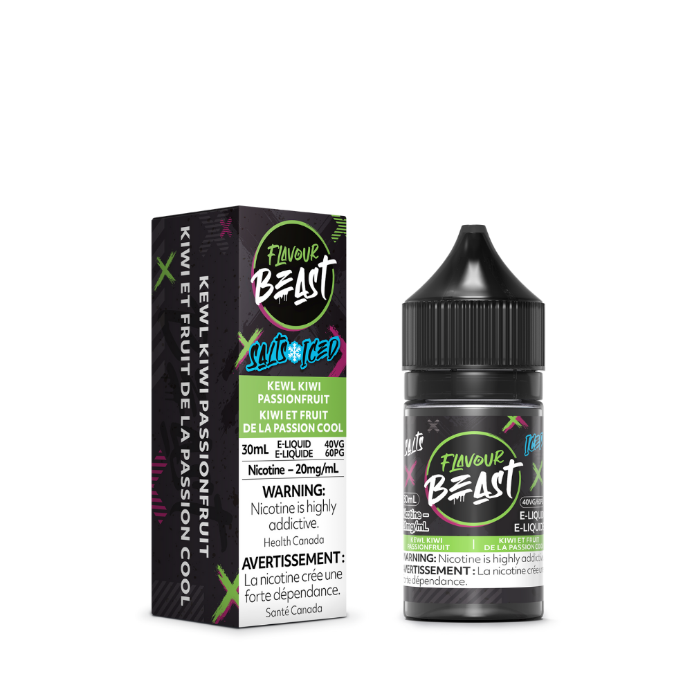 Flavour Beast E-Liquid - Kewl Kiwi Passionfruit Iced 10mg/30mL