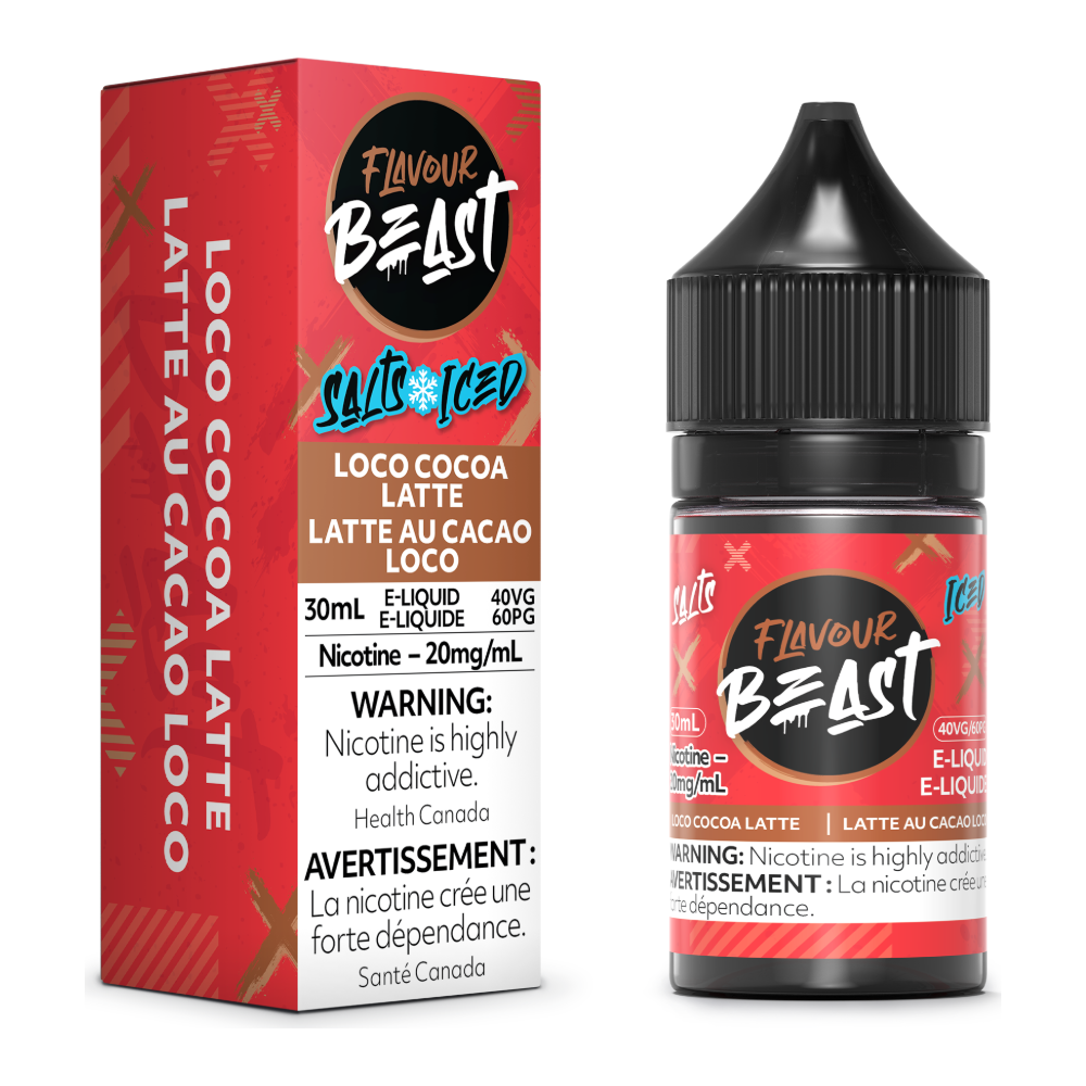 Flavour Beast E-Liquid - Loco Cocoa Latte Iced 20mg/30mL