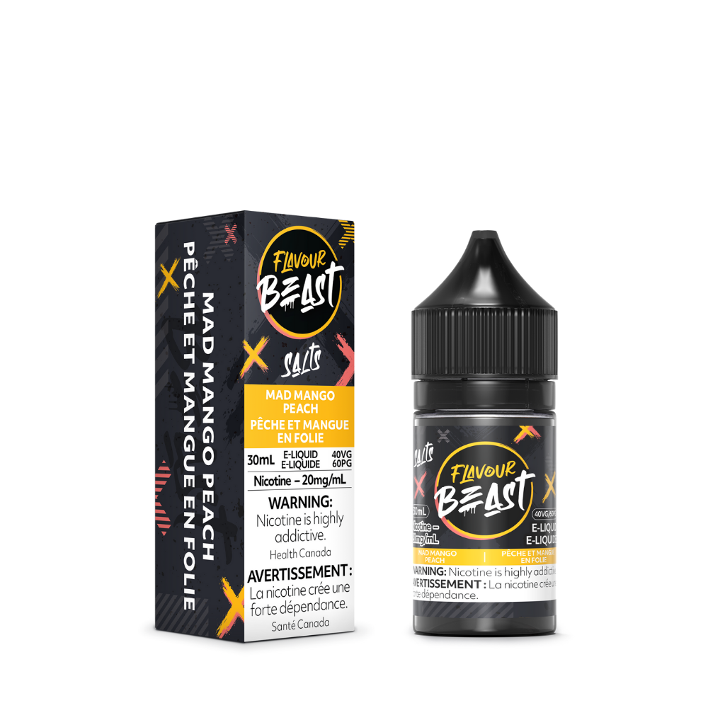 Flavour Beast E-Liquid - Mad Mango Peach 10mg/30mL